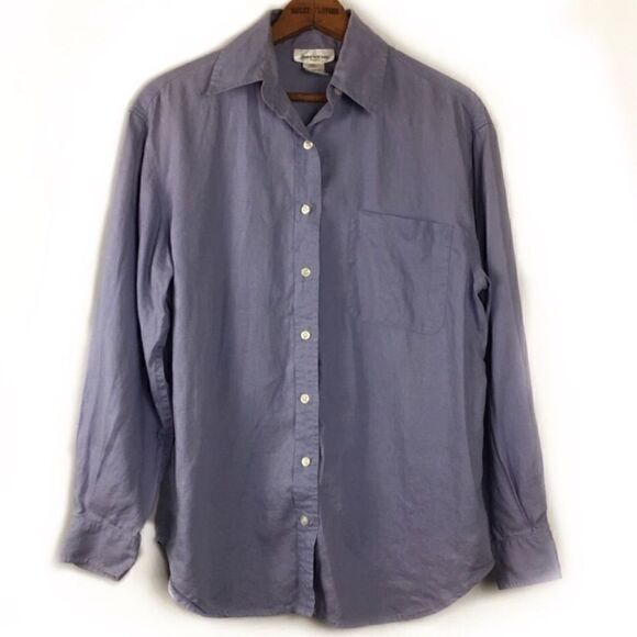 Jones New York Sport Linen Button Down Shirt - Picture 1 of 5